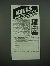 1938 McCormick Red Arrow Garden Spray Ad - Kills Garden Insects - £14.74 GBP