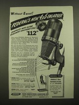 1947 Federal Model 450 Enlarger Ad - Without Equal! - £14.78 GBP