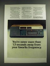 1977 Regency The Touch Scanner Ad - You&#39;re Never More than 1.5 Seconds Away - £14.55 GBP