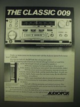 1979 Audiovox SPS 009 Car Stereo Ad - The Classic 009 - £14.78 GBP