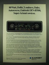 1979 Blaupunkt Autoreverse Car Stereo Ad - in German - £14.74 GBP