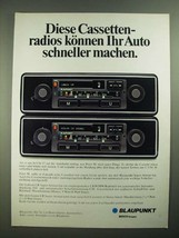 1979 Blaupunkt Lubeck CR and Goslar CR Car Stereos Ad - in German - £14.74 GBP