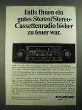 1979 Blaupunkt Essen Stereo CR Car Stereo Ad - in German - £14.74 GBP