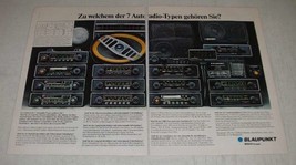 1979 Blaupunkt Car Stereos Ad - in German - £14.74 GBP