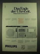 1979 Philips AS 304 RadioChronometer Ad - in German - $18.49