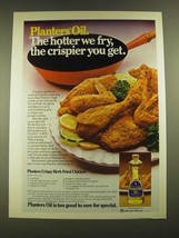 1979 Planters Oil Ad - Crispy Herb Fried Chicken recipe - $18.49