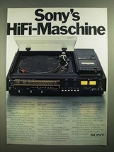 1979 Sony HiFi-Music-Center HMK-80 B Ad -in German - £14.54 GBP