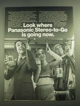 1982 Panasonic Ad - RX-1950 Radio, RF-10 AM/FM Radio; RQ-J9 Cassette Pla... - $18.49