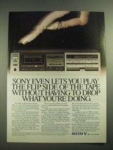 1982 Sony TC-FX500R Cassette Deck Ad - Play the Flip Side - £14.53 GBP