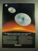 1982 Technics Honeycomb Disc Speakers Ad - The Anatomy - £14.55 GBP