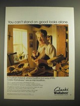 1983 Clarks Wallabee Shoes Ad - You Can&#39;t Stand on Good Looks Alone - £14.78 GBP