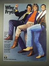 1983 Frye Boots Ad - 3572, Susie and 2308  - £14.61 GBP