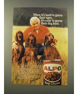 1986 Alpo Dog Food Ad - Lorne Greene - $18.49