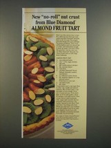 1986 Blue Diamond Almonds Ad - Almond Fruit Tart Recipe - £14.78 GBP