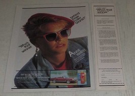 1986 Foster Grant Sunglasses Ad - Anne White - Who&#39;s That Winner - £14.45 GBP