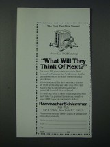 1986 Hammacher Schlemmer Ad - The First Two-Slice Toaster - £14.52 GBP