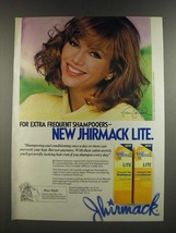 1986 Jhirmack Lite Shampoo and Conditioner Ad - Victoria Principal  - £14.78 GBP