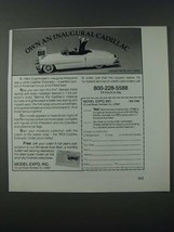 1986 Model Expo Ike's Cadillac Ad - Own an Inaugural Cadillac - £14.77 GBP