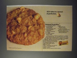 1986 Nestle Butterscotch Morsels Ad - Oatmeal Scotchies recipe - £14.78 GBP