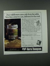 1986 Norm Thompson Wildflower Meadow Ad - Only From The Wilds - £14.46 GBP
