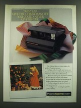 1986 Polaroid Spectra System Camera Ad - Give The Christmas Gift - £14.54 GBP