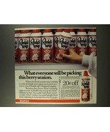 1986 Reddi-wip Whipped Topping Ad - Everyone Will Be Picking This Berry ... - £14.54 GBP