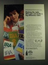 1986 Sears Financial Network Ad - Picking the Right IRA Now - £14.54 GBP