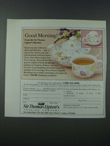 1986 Sir Thomas Lipton English Breakfast Set Ad - Good Morning! - £14.46 GBP