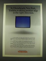 1986 Toshiba Color Display Tubes Ad - In Horseheads, New York - $18.49