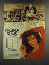 1986 Virginia Slims Cigarettes Ad - Ladies&#39; Auxillary of Fenton Falls Fire - £14.62 GBP