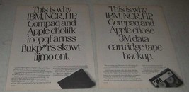 1987 3M Data Cartridge Tape Ad - This is Why IBM, NCR, HP, Compaq and Apple - $18.49