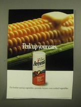 1987 Accent Flavor Enhancer Ad - Perk Up Your Ears - £14.54 GBP