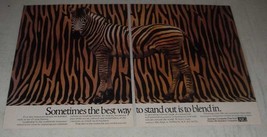 1987 AIG Insurance Ad - Sometimes the Best Way to Stand Out is to Blend In - £14.77 GBP
