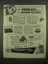 1947 Peerless Camera Stores Ad - Revere, Leica and Argus Cameras - $18.49