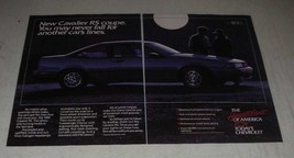 1987 Chevrolet Cavalier RS Coupe Ad - You May Never Fall For Another - £14.53 GBP