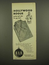 1948 B.V.D. Hollywood Rogue Shirt Ad - Perfect Gift Shirt - £14.74 GBP