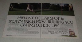 1987 Ciba-Geigy Banner Ad - Prevent Dollar Spot &amp; Brown Patch - $18.49