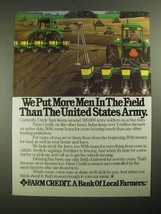 1987 Farm Credit Ad - We Put More Men in The Field Than the Army - £14.44 GBP