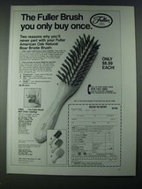 1987 Fuller American Oak Natural Boar Bristle Brush Ad - £14.54 GBP