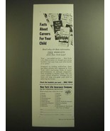 1955 New York Life Insurance Ad - Facts About Careers For Your Child - £14.55 GBP