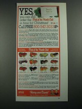 1987 Harry and David Fruit of the Month Club Ad - £14.53 GBP