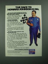 1987 Howard Johnson Hotels & Lodges Ad - The Race Is On - $18.49