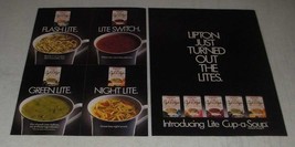 1987 Lipton Lite Cup-A-Soup Ad - Turned Out the Lights - £14.78 GBP