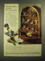 1987 The Franklin Mint Ad - Birds and Blossoms of the World - £14.60 GBP