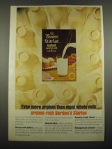 1964 Borden&#39;s Starlac instant nonfat dry milk Ad - Even More Protein - £14.54 GBP