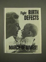 1964 March of Dimes Ad - Fight Birth Defects - £14.48 GBP