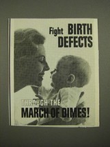 1964 March of Dimes Ad - Fight Birth Defects - £13.80 GBP