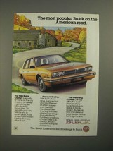 1988 Buick Century Ad - The Most Popular Buick on The American Road - £13.82 GBP