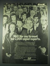 1974 SCM Smith-Corona Marchant Copiers Ad - Meet Our 2,000 Experts - $18.49