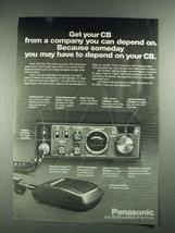 1976 Panasonic RJ-3200 CB Radio Ad - A Company You Can Depend On - £14.55 GBP